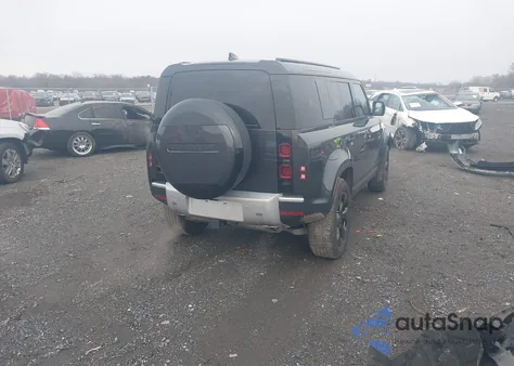 2025 Land Rover Defender 110 P300 из США, поврежденный, VIN SALEJEEX5S2366557